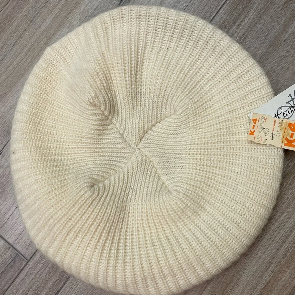 Vintage Wool Blend Beret Hat NWT